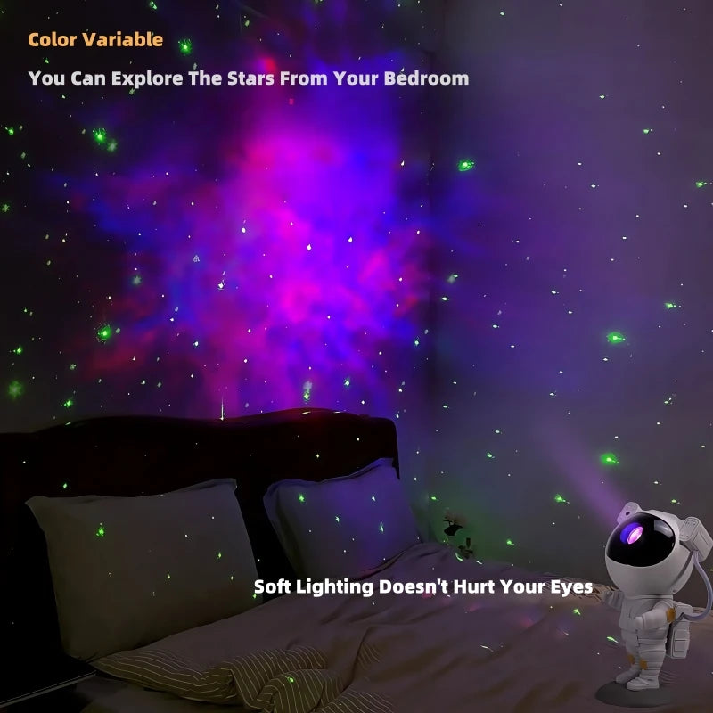 Astronaut Galaxy Projector – Smart LED Star Light
