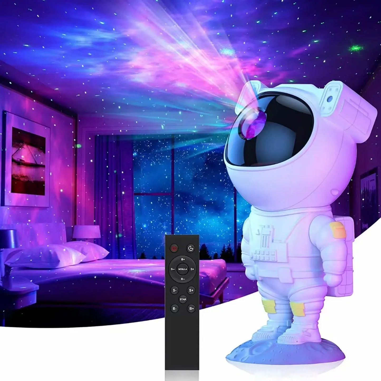 Astronaut Galaxy Projector – Smart LED Star Light