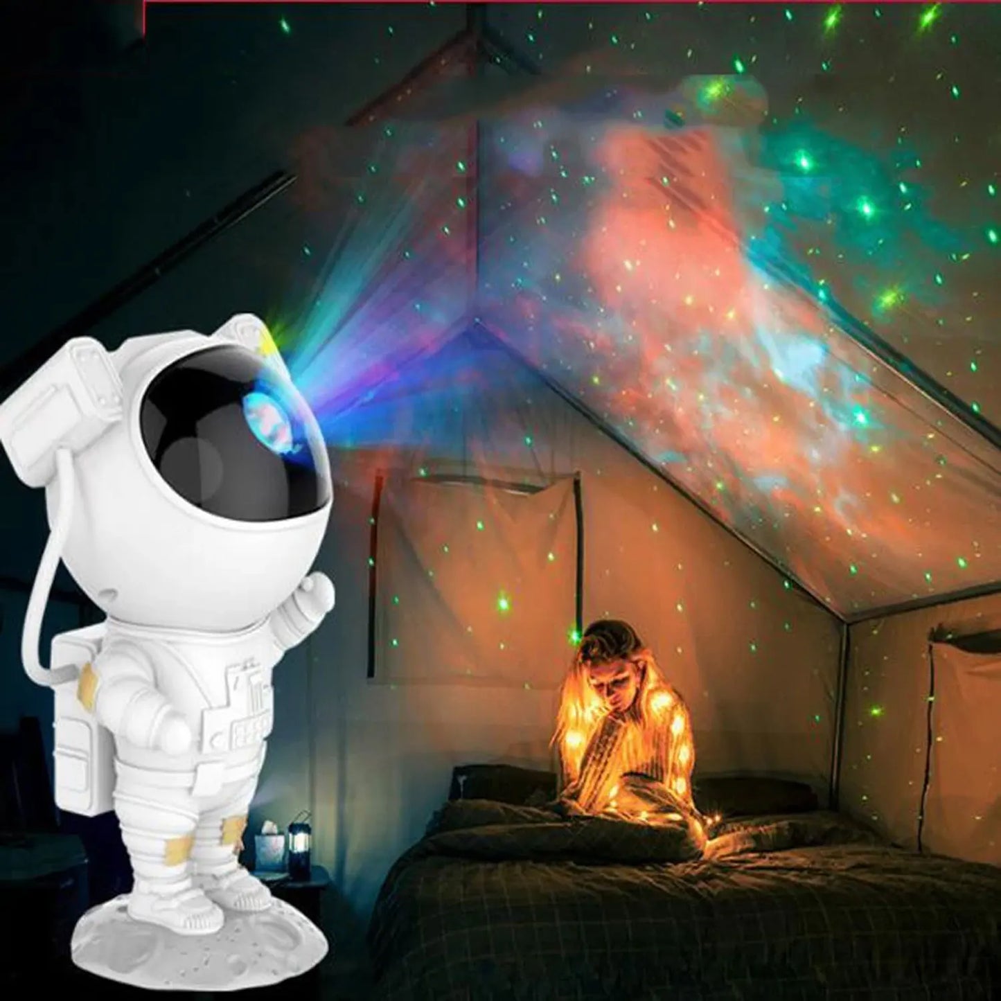 Astronaut Galaxy Projector – Smart LED Star Light
